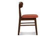 MOROCCO DINING CHAIR W/ORANGE SEAT CUSHION - Furniture Stars (Chicago, IL)