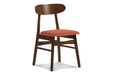 MOROCCO DINING CHAIR W/ORANGE SEAT CUSHION - Furniture Stars (Chicago, IL)