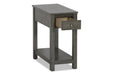 NOAH  END TABLE WITH DRAWER-GRAY - Furniture Stars (Chicago, IL)