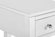 NOAH END TABLE WITH DRAWER-WHITE - Furniture Stars (Chicago, IL)