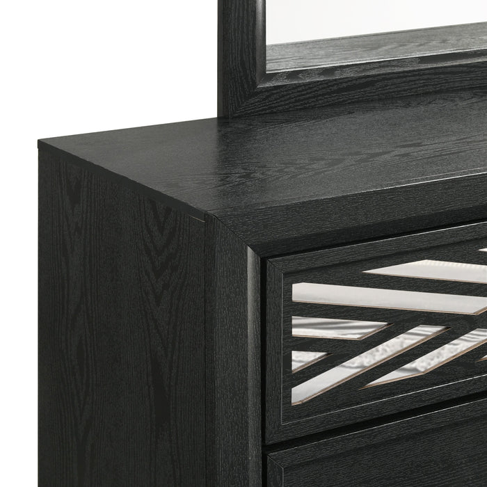 OBSIDIAN DRESSER-BLACK - Furniture Stars (Chicago, IL)