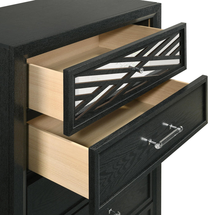 OBSIDIAN CHEST-BLACK - Furniture Stars (Chicago, IL)