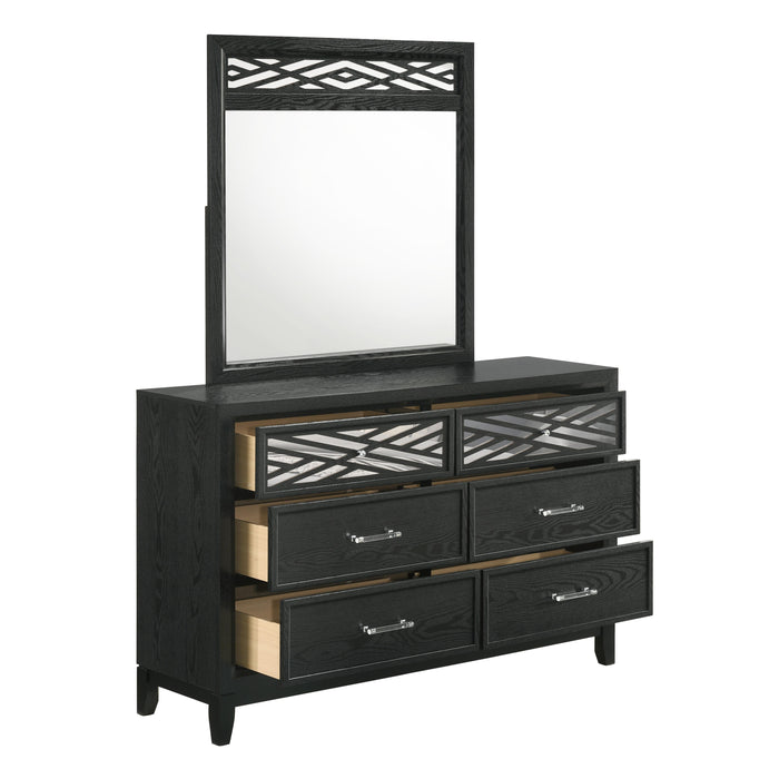 OBSIDIAN DRESSER-BLACK - Furniture Stars (Chicago, IL)