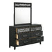 OBSIDIAN DRESSER-BLACK - Furniture Stars (Chicago, IL)