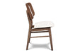OSCAR WOOD BACK CHAIR - WALNUT, 2 PC PER CARTON - Furniture Stars (Chicago, IL)