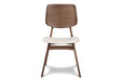 OSCAR WOOD BACK CHAIR - WALNUT, 2 PC PER CARTON - Furniture Stars (Chicago, IL)