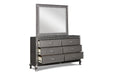 PARK IMPERIAL MIRROR-PEWTER - Furniture Stars (Chicago, IL)