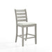 PASCAL  LADDERBACK COUNTER CHAIR (2 Per Carton)-DRIFTWOOD - Furniture Stars (Chicago, IL)