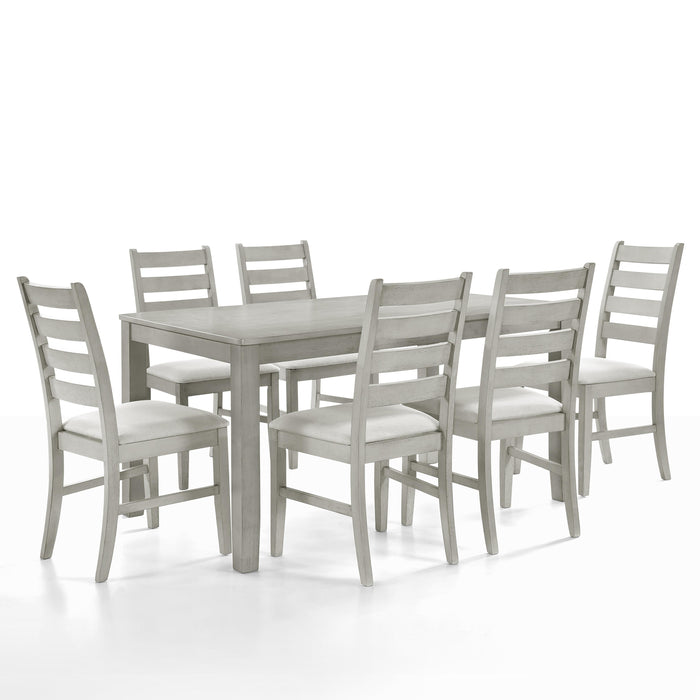 PASCAL LADDERBACK DINING CHAIR (2 Per Carton)-DRIFTWOOD - Furniture Stars (Chicago, IL)
