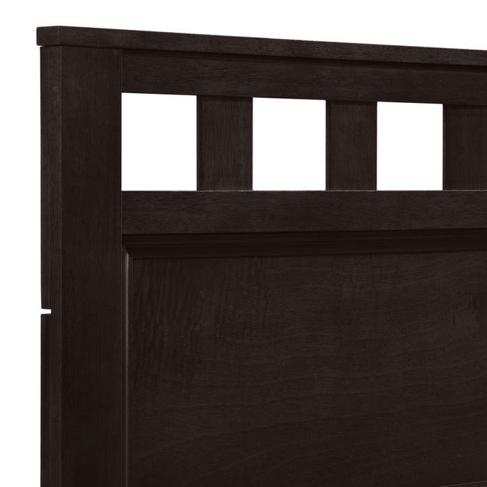 PISCES 4/6 F PANEL BED-HB/FB/RAILS-MERLOT - Furniture Stars (Chicago, IL)