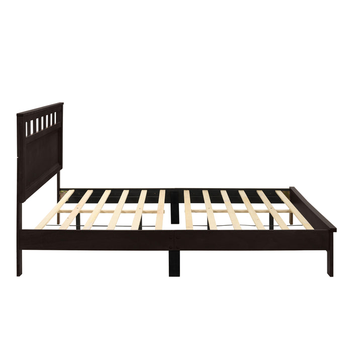 PISCES 4/6 F PANEL BED-HB/FB/RAILS-MERLOT - Furniture Stars (Chicago, IL)