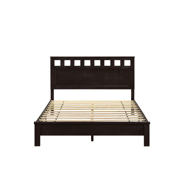 PISCES 4/6 F PANEL BED-HB/FB/RAILS-MERLOT - Furniture Stars (Chicago, IL)