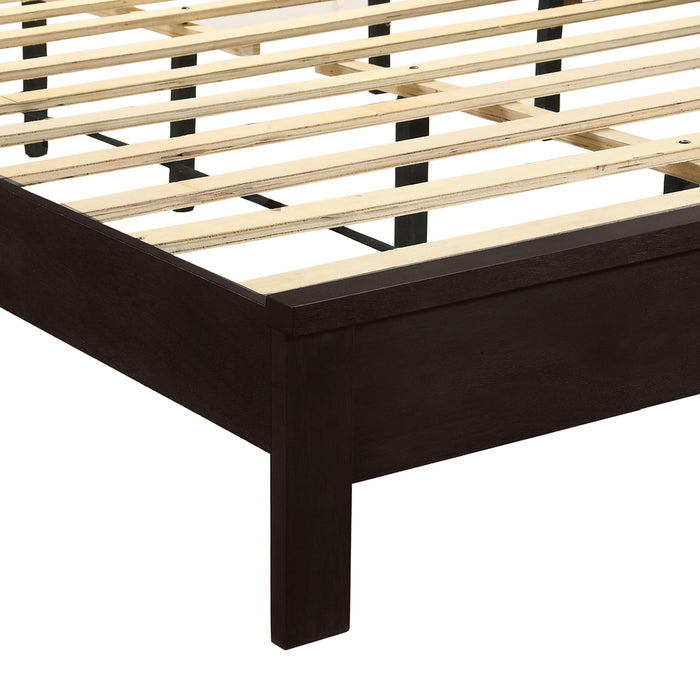 PISCES 5/0 Q PANEL BED-HB/FB/RAILS-MERLOT - Furniture Stars (Chicago, IL)