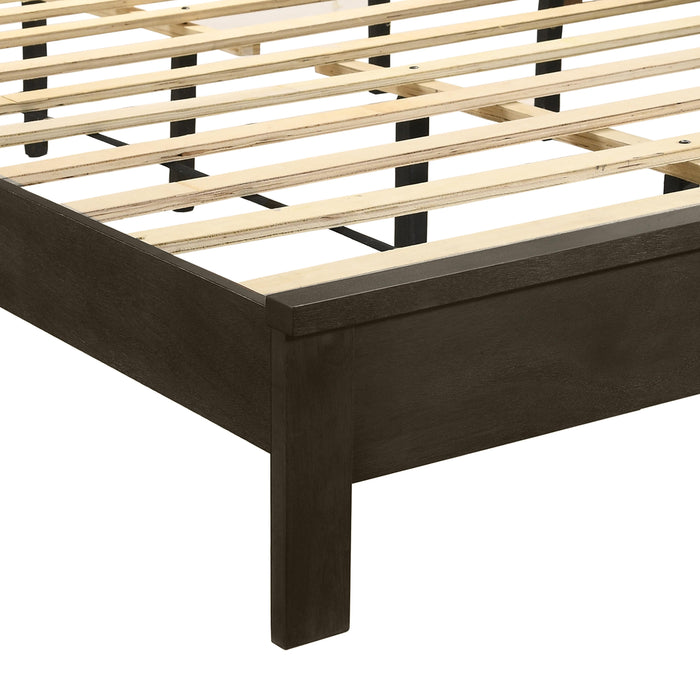 PISCES 5/0 Q PANEL BED-HB/FB/RAILS-GRAY - Furniture Stars (Chicago, IL)
