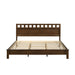 PISCES 6/6 EK PANEL BED-HB/FB/RAILS-NATURAL - Furniture Stars (Chicago, IL)