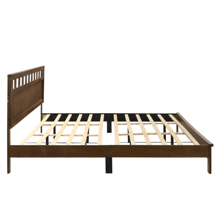 PISCES 6/6 EK PANEL BED-HB/FB/RAILS-NATURAL - Furniture Stars (Chicago, IL)