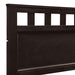 PISCES 5/0 Q PANEL BED-HB/FB/RAILS-MERLOT - Furniture Stars (Chicago, IL)