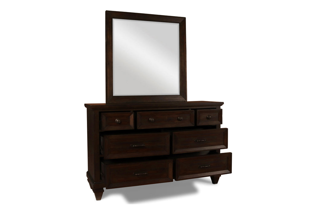 SEVILLA YOUTH  MIRROR-WALNUT - Furniture Stars (Chicago, IL)