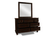 SEVILLA YOUTH  MIRROR-WALNUT - Furniture Stars (Chicago, IL)