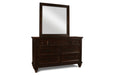SEVILLA YOUTH  MIRROR-WALNUT - Furniture Stars (Chicago, IL)