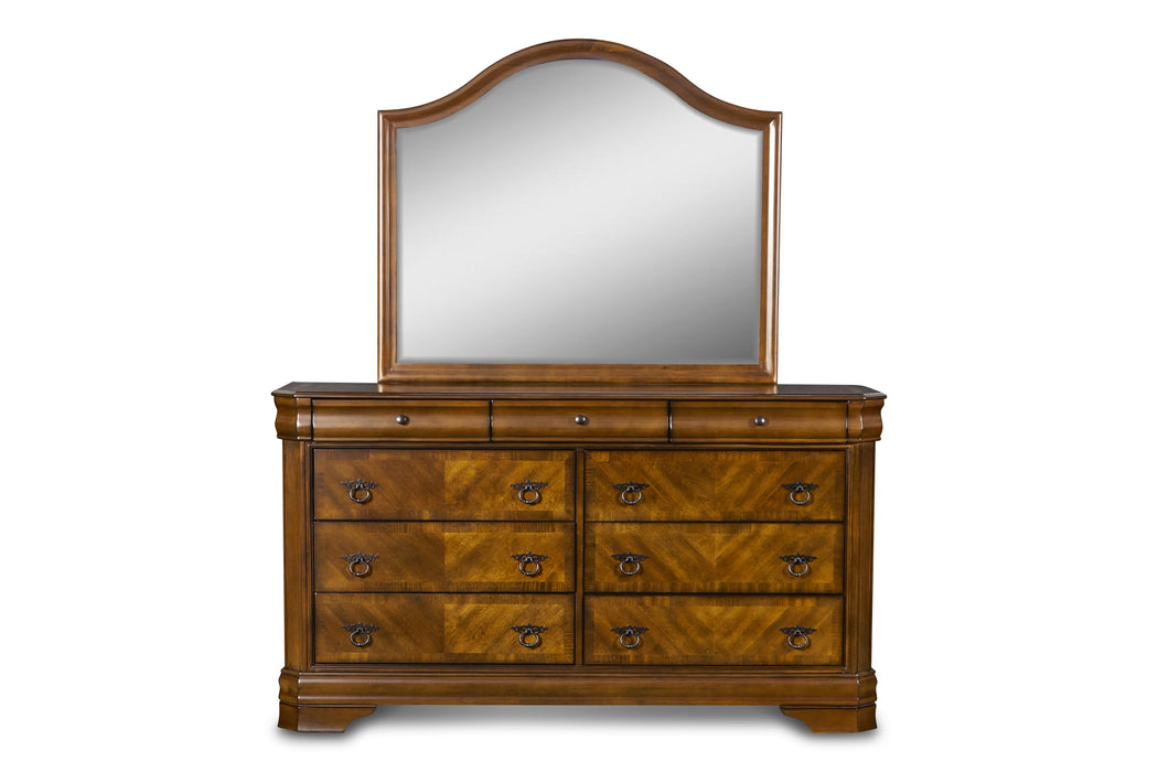 SHERIDAN DRESSER- BURNISHED CHERRY - Furniture Stars (Chicago, IL)