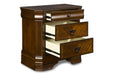 SHERIDAN NIGHTSTAND- BURNISHED CHERRY - Furniture Stars (Chicago, IL)