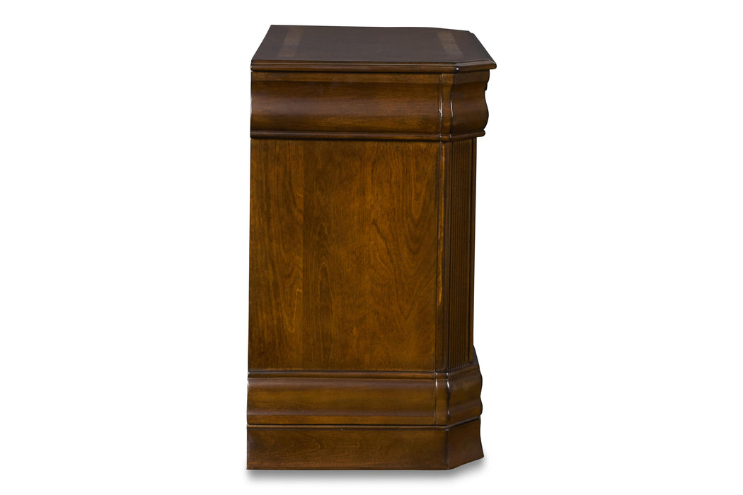 SHERIDAN NIGHTSTAND- BURNISHED CHERRY - Furniture Stars (Chicago, IL)