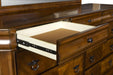 SHERIDAN DRESSER- BURNISHED CHERRY - Furniture Stars (Chicago, IL)