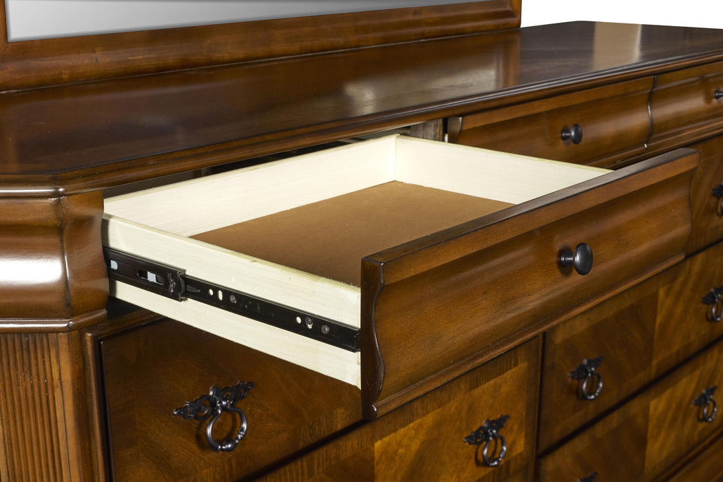SHERIDAN DRESSER- BURNISHED CHERRY - Furniture Stars (Chicago, IL)