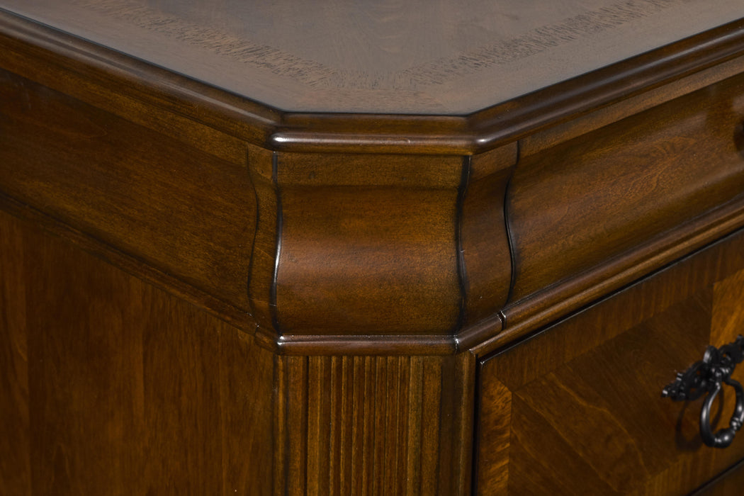 SHERIDAN NIGHTSTAND- BURNISHED CHERRY - Furniture Stars (Chicago, IL)