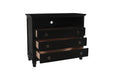 TAMARACK MEDIA CHEST- BLACK - Furniture Stars (Chicago, IL)