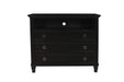 TAMARACK MEDIA CHEST- BLACK - Furniture Stars (Chicago, IL)
