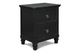 TAMARACK NIGHTSTAND- BLACK - Furniture Stars (Chicago, IL)