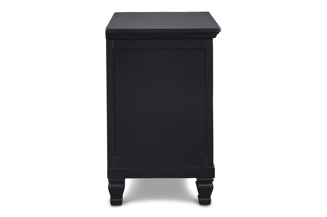 TAMARACK NIGHTSTAND- BLACK - Furniture Stars (Chicago, IL)