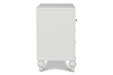 VALENTINO NIGHTSTAND-WHITE - Furniture Stars (Chicago, IL)