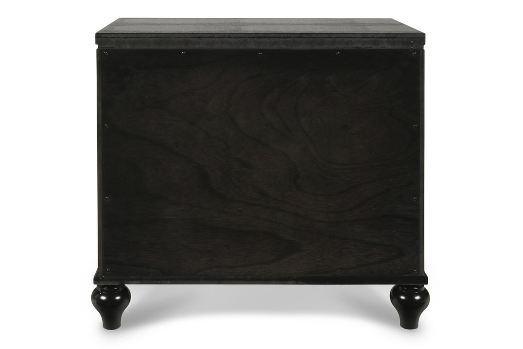 VALENTINO NIGHTSTAND-BLACK - Furniture Stars (Chicago, IL)