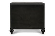 VALENTINO NIGHTSTAND-BLACK - Furniture Stars (Chicago, IL)