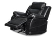 VEGA GLIDER RECLINER W/PWR FR- PREMIER BLACK - Furniture Stars (Chicago, IL)
