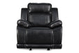 VEGA GLIDER RECLINER W/PWR FR- PREMIER BLACK - Furniture Stars (Chicago, IL)