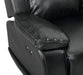 VEGA GLIDER RECLINER W/PWR FR- PREMIER BLACK - Furniture Stars (Chicago, IL)