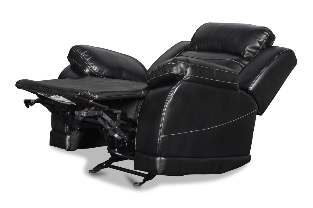 VEGA GLIDER RECLINER W/PWR FR- PREMIER BLACK - Furniture Stars (Chicago, IL)