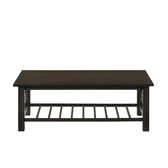 VESTA COFFEE TABLE-ESPRESSO - Furniture Stars (Chicago, IL)