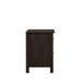 ZODIAC 2 DRAWER NIGHTSTAND-MERLOT - Furniture Stars (Chicago, IL)