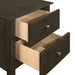 ZODIAC 2 DRAWER NIGHTSTAND-GRAY - Furniture Stars (Chicago, IL)