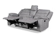 GRANADA CONSOLE LOVESEAT-GRAY - Furniture Stars (Chicago, IL)