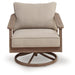 Harmony Headlands Outdoor Swivel Lounge with Cushion - Furniture Stars (Chicago, IL)
