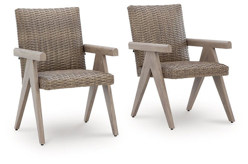 Cliff Trails Outdoor Arm Chair (Set of 2) - Furniture Stars (Chicago, IL)