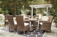 Beachcroft Outdoor Dining Set - Furniture Stars (Chicago, IL)