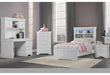 Pompei Metallic White Bookcase Twin Bed-Dresser-Mirror And Nightstand - Furniture Stars (Chicago, IL)