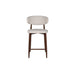 Royce Counter Chair W/Walnut Metal Frame-Beige (2 Per Carton)